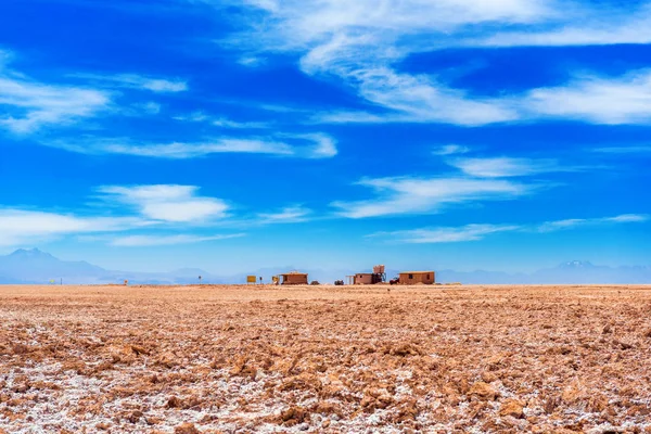 智利阿塔卡马沙漠的风景。文本的复制空间. — 图库照片
