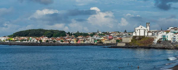 Milicias Beach Sao Roque Sao Miguel Island Azores Portugal Long — Stock Photo, Image