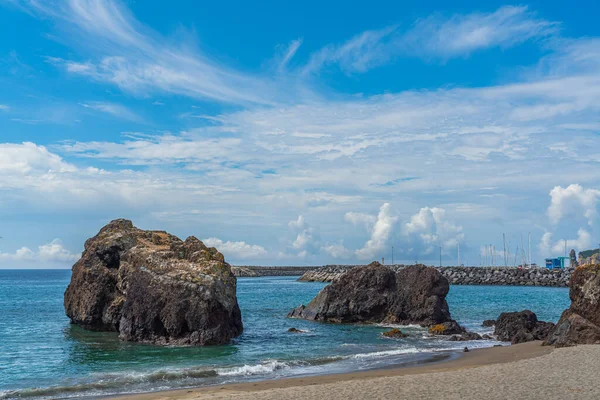 Beach Vinha Areia Vila Franca Island Sao Miguel Archipelago Azores — Stock Fotó