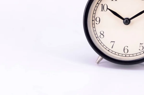 Alarm Clock Isolated White Background Selective Focus — Stock Photo, Image