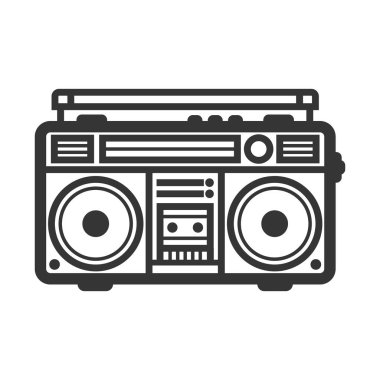 Retro vintage Getto blaster boombox