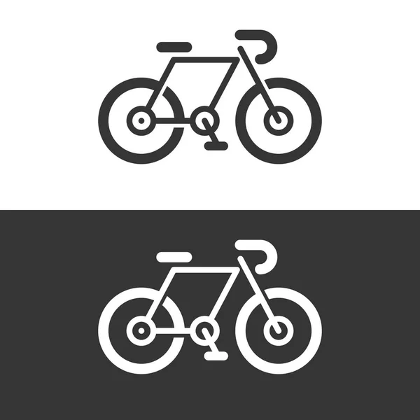 Bicicleta Icono Icono Símbolo Bicicleta — Archivo Imágenes Vectoriales