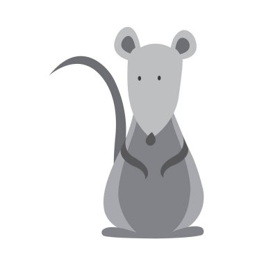 Fare resmi, Gri farenin Vektör çizimi