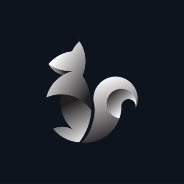 Sincap kemirgeninin vektör çizimi