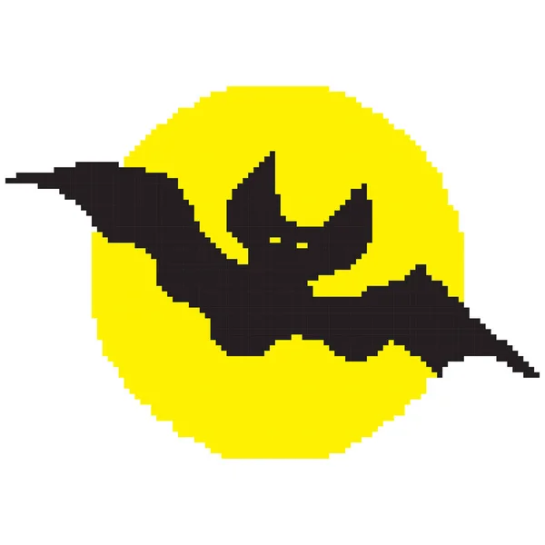 Ilustração Vetorial Voar Morcego —  Vetores de Stock