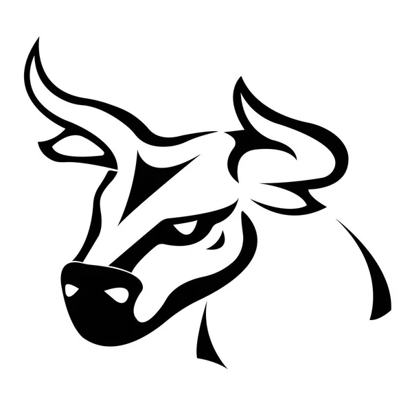 Векторная Иллюстрация Коровы Быка — стоковый вектор