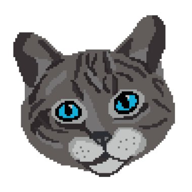 Kedi resimlerinin vektör çizimi, hayvan evcil hayvan 