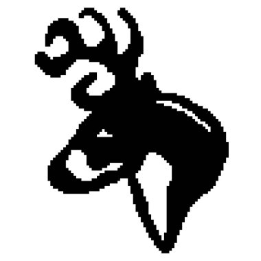 Geyik hayvanının vektör çizimi 