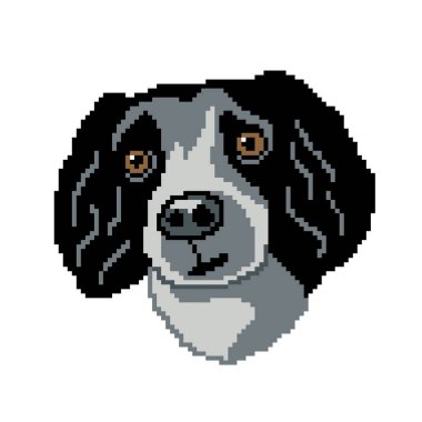 Köpek evcil hayvanın vektör illüstrasyonu 