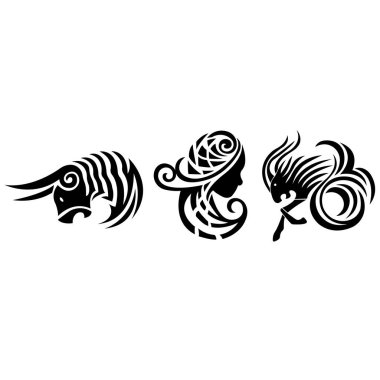 Dünya İşaretlerinin vektör çizimi