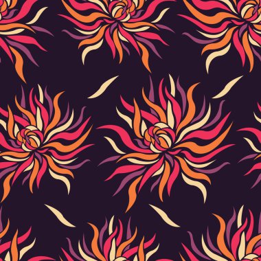  Çiçeklerin vektör çizimi çiçek açar 