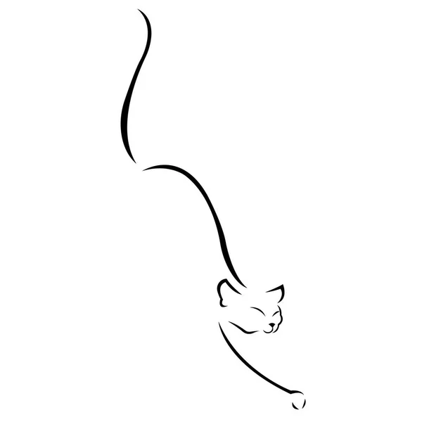 猫ペットのベクトルイラスト — ストックベクタ