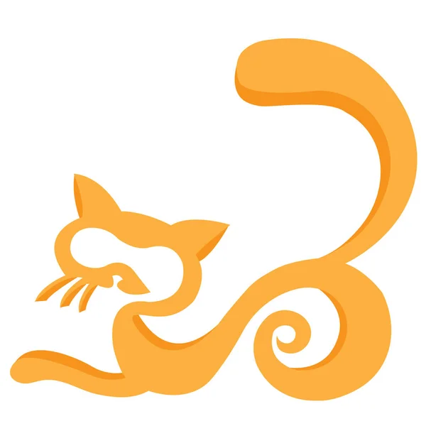 Wektor Ilustracja Kot Zwierzę — Wektor stockowy
