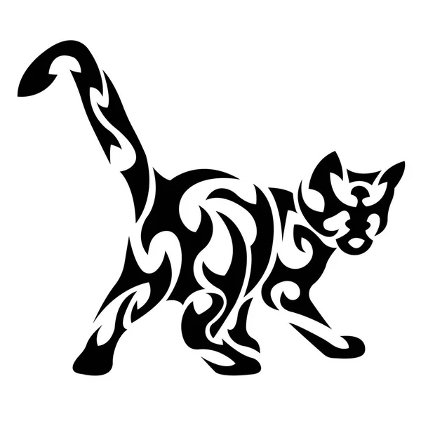 Vektor Illustration Katt Husdjur — Stock vektor