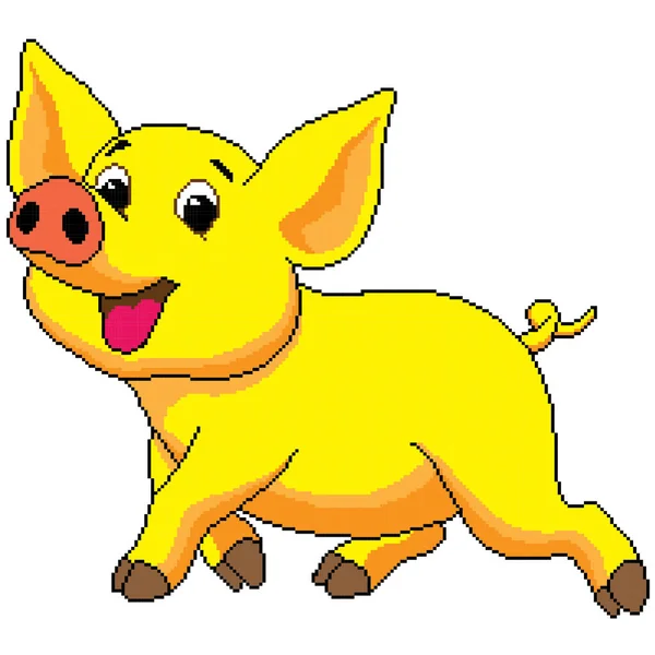 Illustration Vectorielle Porc Dessin Animé — Image vectorielle