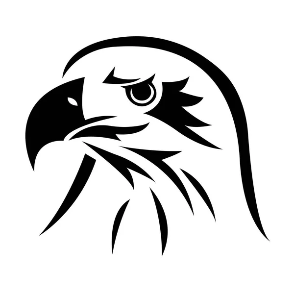 Vector Illustration Eagle Bird — Stock Vector