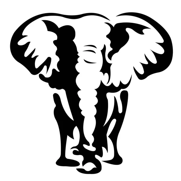 Illustration Vectorielle Éléphant Animal — Image vectorielle