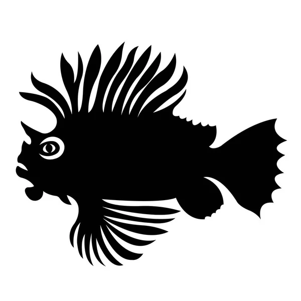 魚や海洋動物芸術のベクトル図 — ストックベクタ