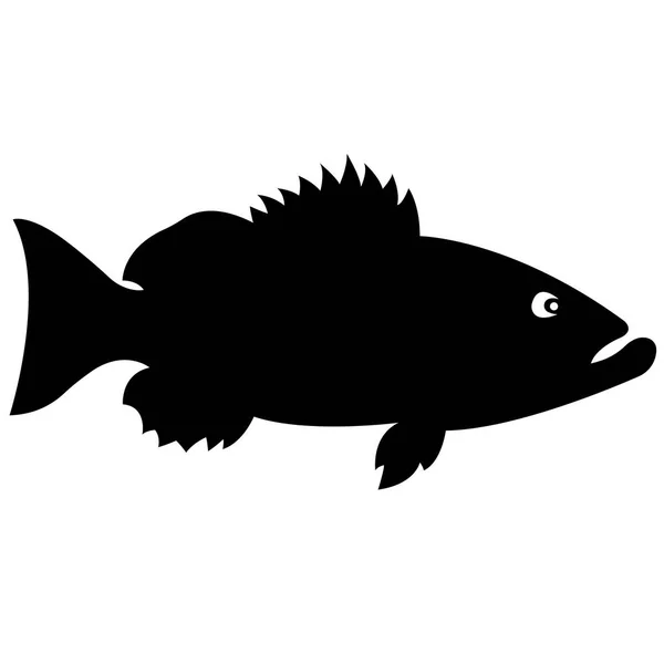 Vector Illustration Fish Marine Animal Art — Stock Vector