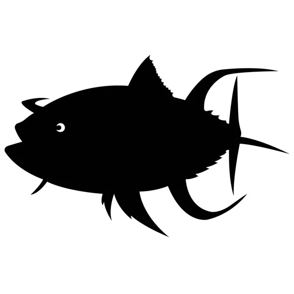 Векторная Иллюстрация Рыбы Морского Животного Искусства — стоковый вектор