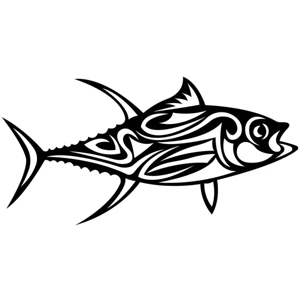 Vector Illustration Fish Marine Animal Art — Stock Vector