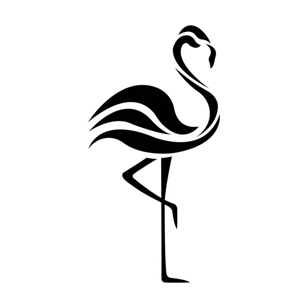 Векторна Ілюстрація Птаха Фламінго — стоковий вектор