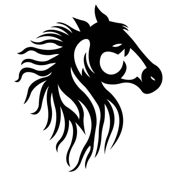 Vektor Illustration Des Pferdes Tier — Stockvektor