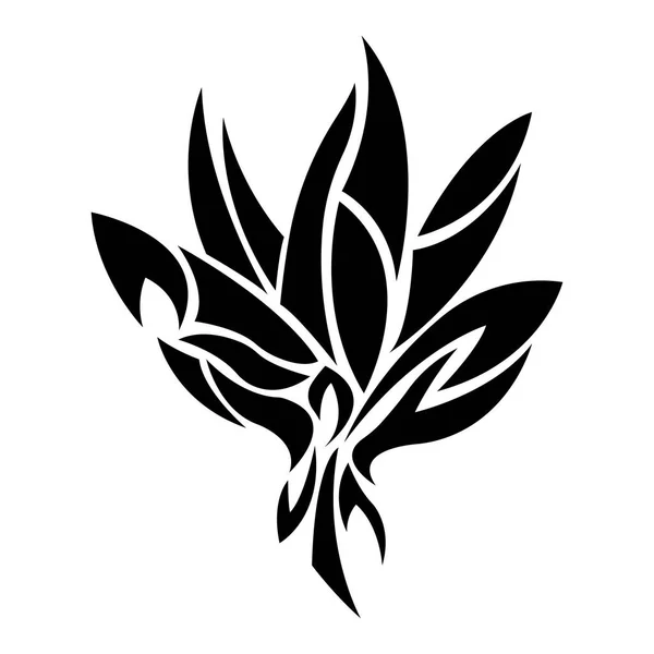 Cannabis Leaf Vector Illustration Background — 스톡 벡터