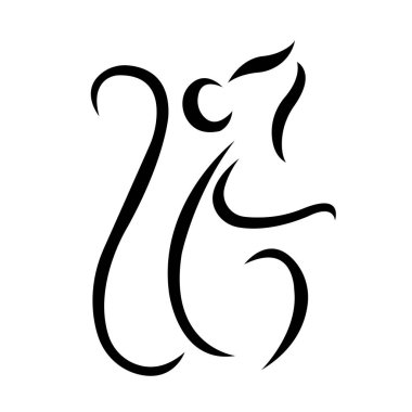 Fare kemirgeninin vektör çizimi