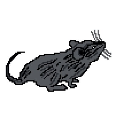 Fare kemirgeninin vektör çizimi