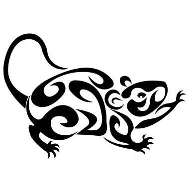 Fare kemirgeninin vektör çizimi