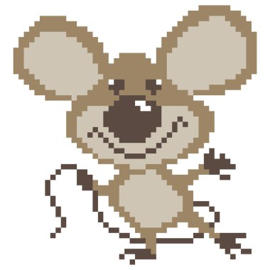 Fare kemirgeninin vektör çizimi