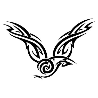 Baykuş, vektör illüstrasyon arka planı 