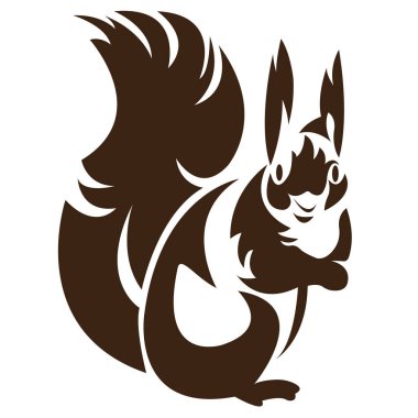 Sincap hayvanının vektör çizimi