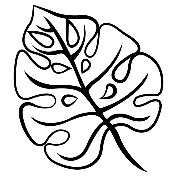 Motif Feuille Fond Vectoriel Illustration Avec Floral — Image vectorielle