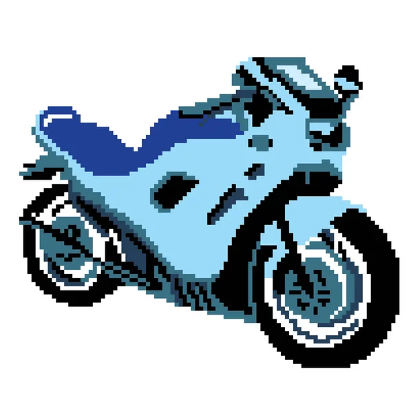 Vektor Illustration Kunst Des Sportlichen Motorrads — Stockvektor