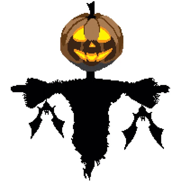 Art Citrouille Halloween Illustration Vectorielle — Image vectorielle