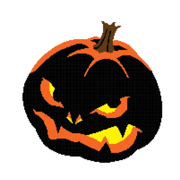 Art Citrouille Halloween Illustration Vectorielle — Image vectorielle
