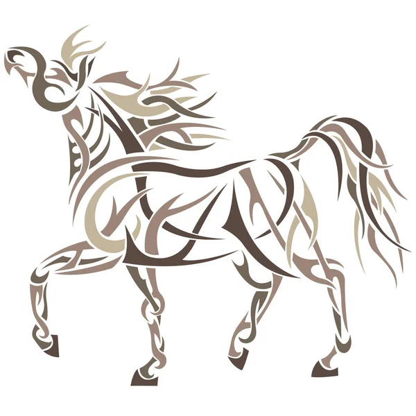 Векторна Ілюстрація Кінь Тварини — стоковий вектор