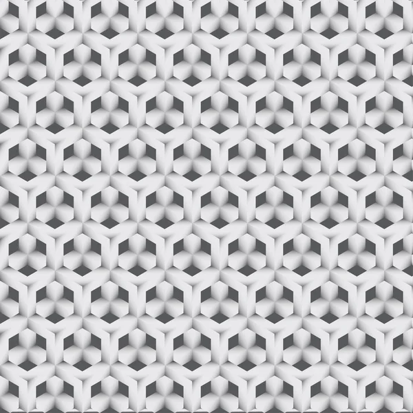 抽象的なグレーの幾何学模様ベクトルイラスト背景 — ストックベクタ