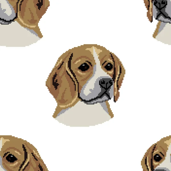 Vector Illustratie Van Hond Huisdier — Stockvector