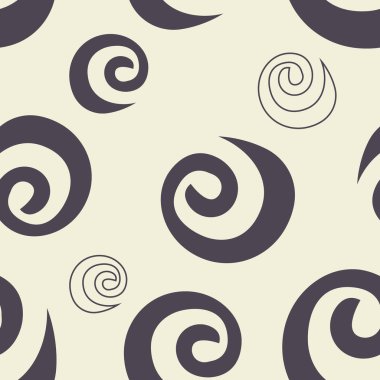 Işık arkaplanda renkli kıvrımlı vektörsüz desen