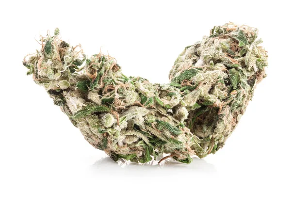 Medicinsk Marijuana Isolerad Vit Bakgrund Terapeutisk Och Medicinsk Cannabis — Stockfoto