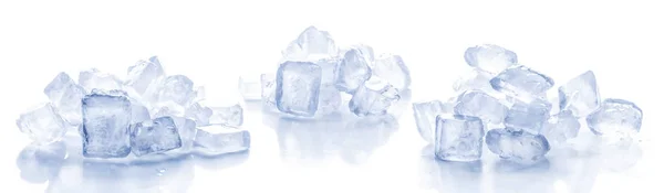 Ice Cube Isolated White — Stock Photo, Image