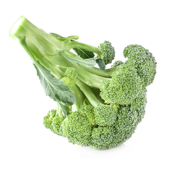 Brokoli Beyaz Arkaplanda Izole Edildi — Stok fotoğraf