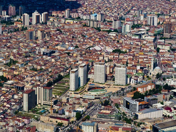 Aerial cityscape - İstanbul'daki binalar