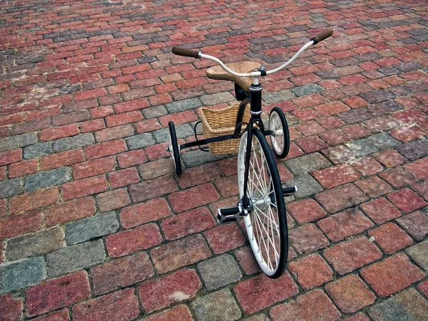 Drei Räder historisches Fahrrad — Stockfoto