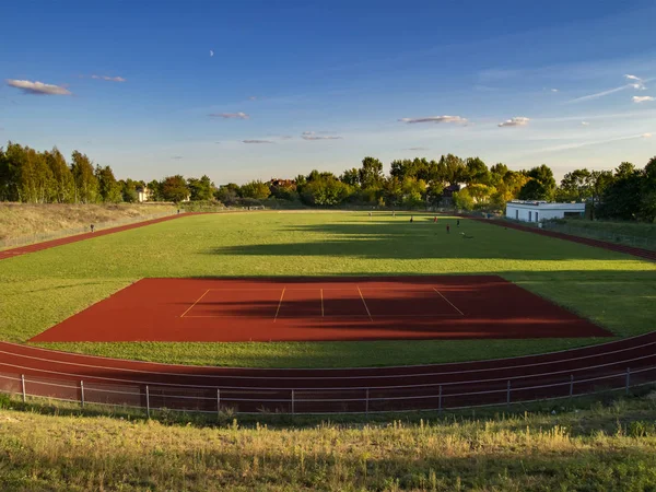 Olympic Sport Place View zonnige Zomermiddag tijd — Stockfoto