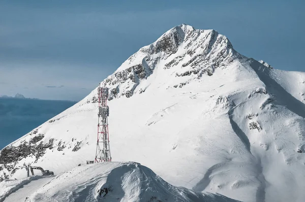 Snow Mountains Krasnaya Polyana — Stock Photo, Image