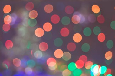 gece bulanık ışıklar